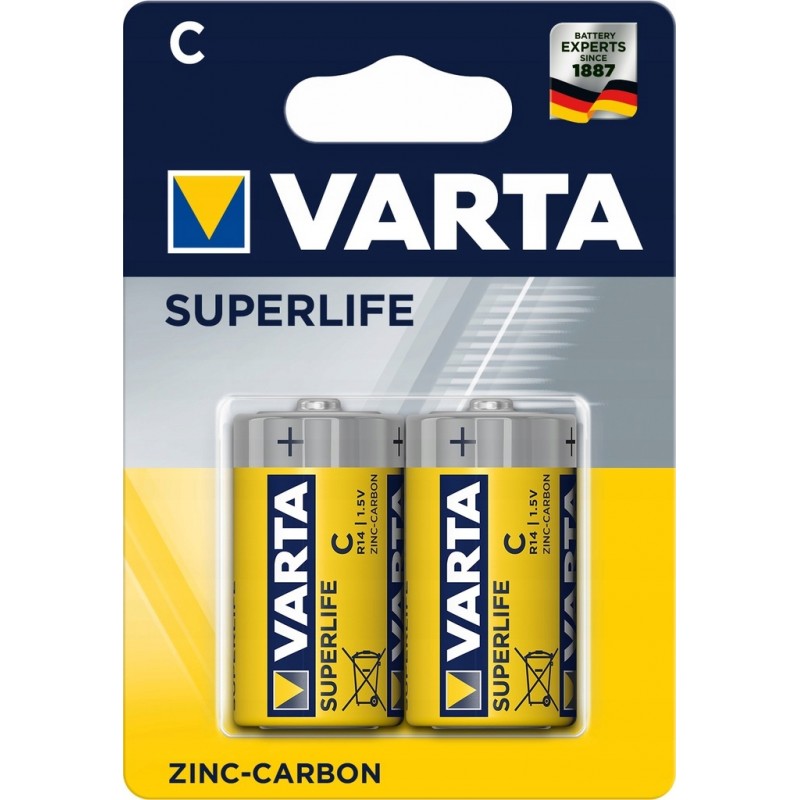 Baterie VARTA SUPElife C R14 2 szt.Baterie VARTA SUPERlife C R14 2 szt.
