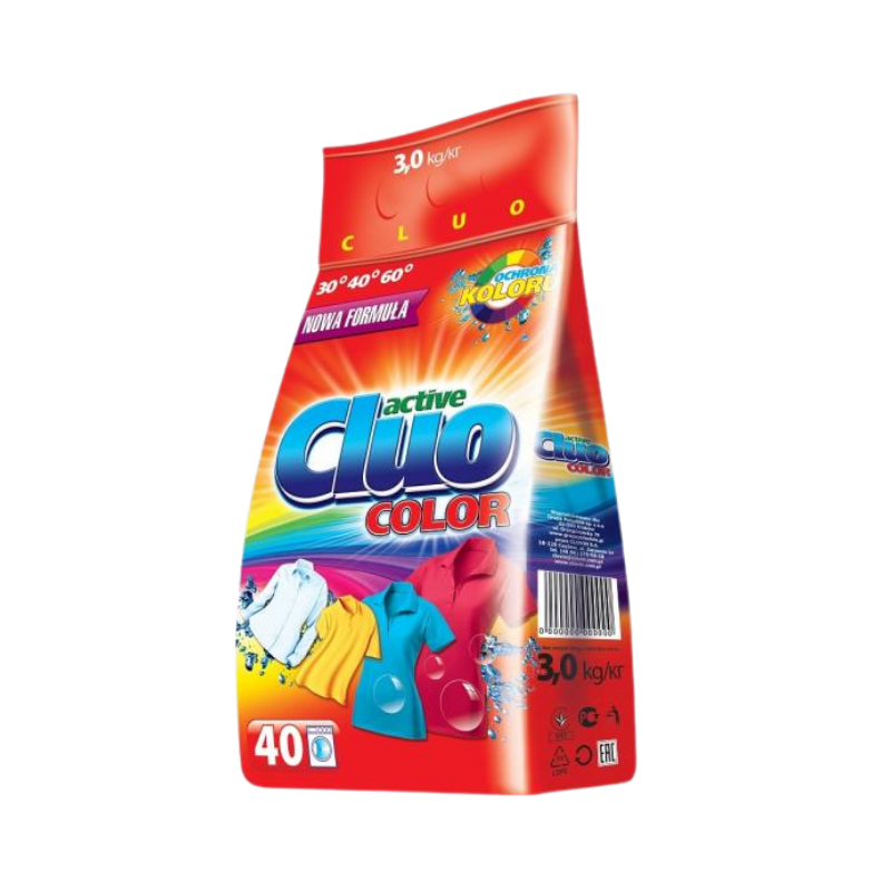 Proszek do prania Cluo Color - 3 kgProszek do prania Cluo Color - 3 kg