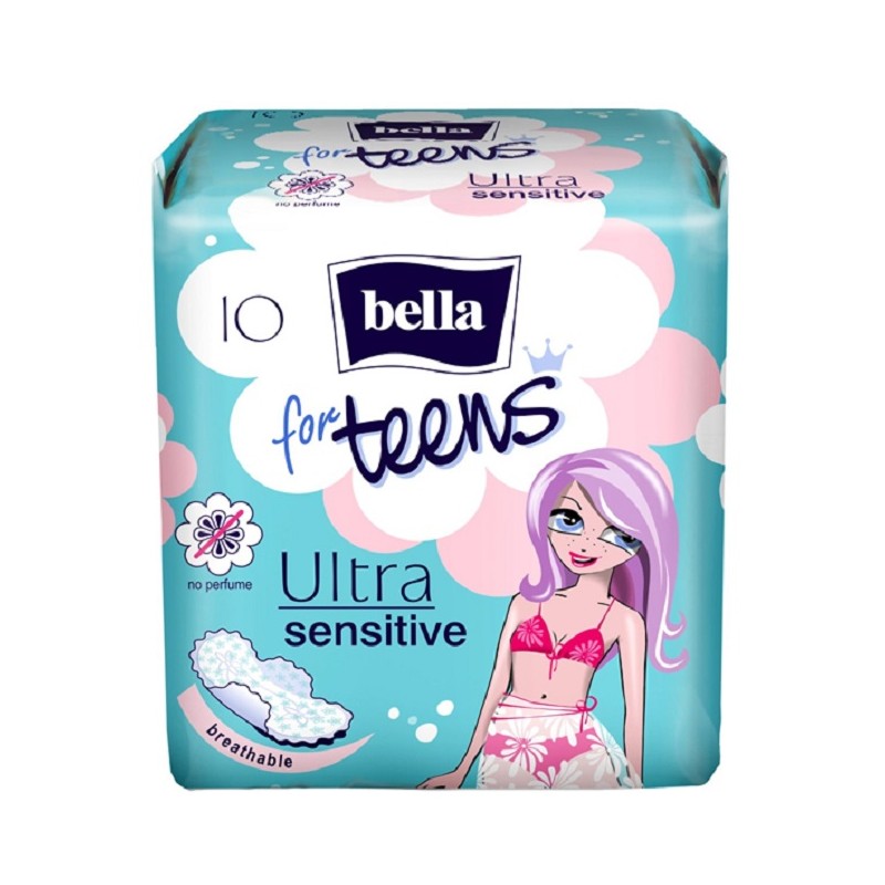 Podpaski Bella for Teens Ultra Sensitive 10sztPodpaski Bella for Teens Ultra Sensitive 10szt