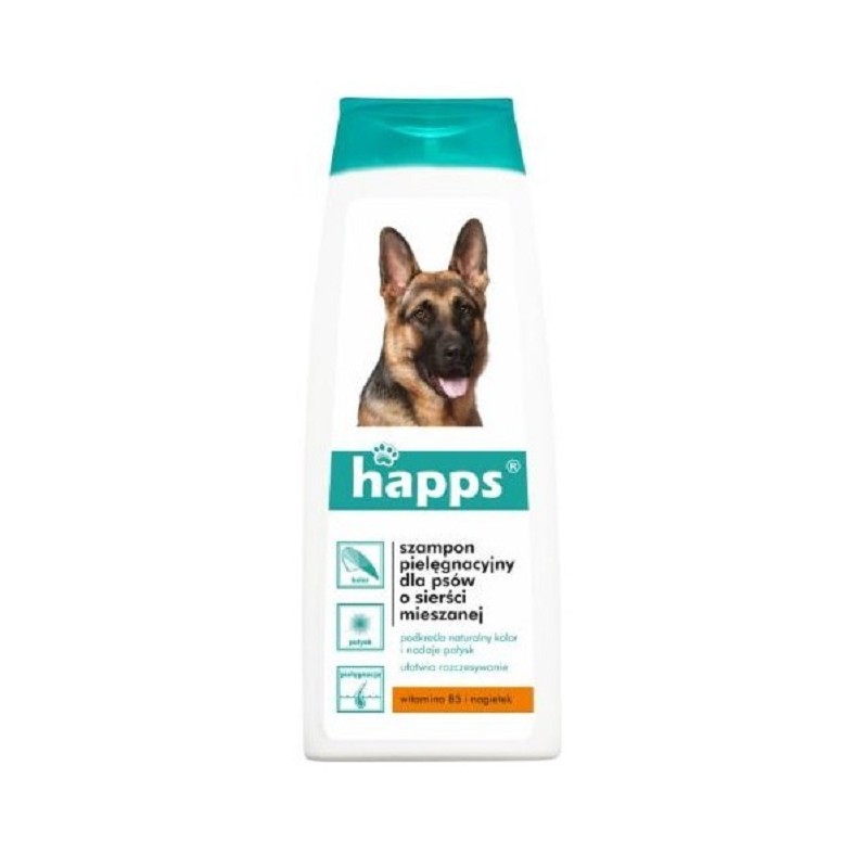 HAPPS szampon pielęgnacyjny dla psów o sierści mieszanej 200mlHAPPS szampon pielęgnacyjny dla psów o sierści mieszanej 200ml