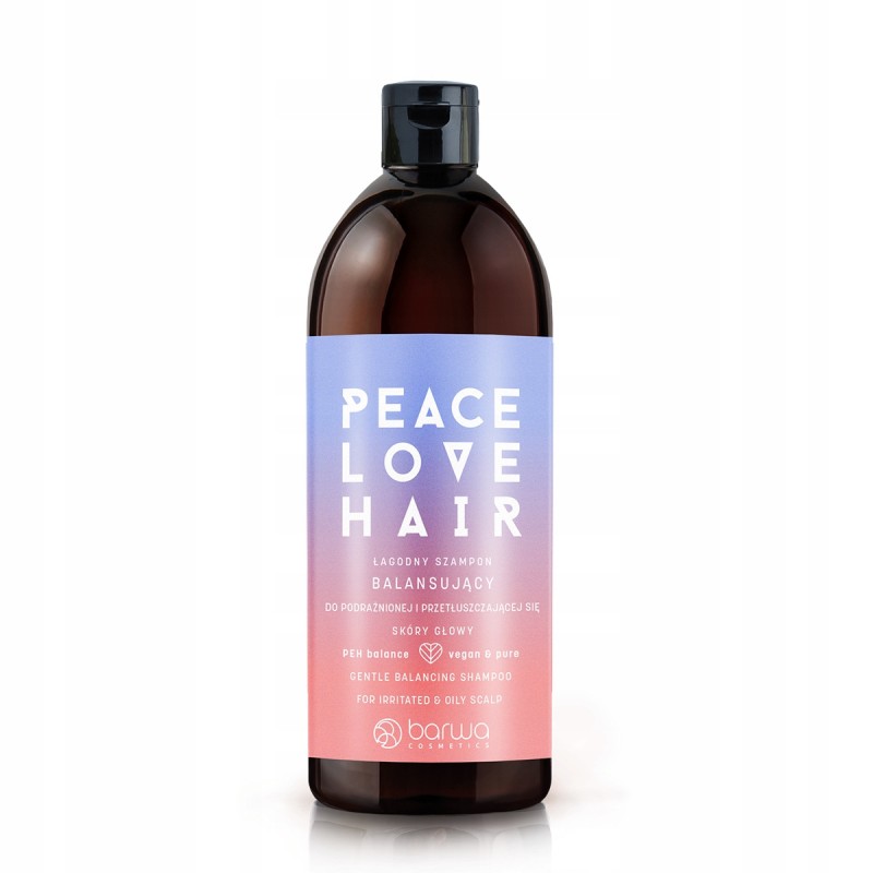 Szampon Peace Love Hair Barwa 480 ml regeneracjaSzampon Peace Love Hair Barwa 480 ml regeneracja