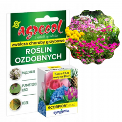 Agrecol Z Apteki Ogrodnika Oprysk na choroby grzybowe roślin ozdobnych SCORPION 325 SC 5ml