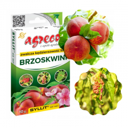Agrecol Z Apteki Ogrodnika Oprysk na kędzierzawość liści brzoskwini SYLLIT 65 WP 10g