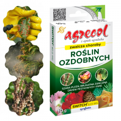 Agrecol Z Apteki Ogrodnika Oprysk na choroby grzybowe roślin ozdobnych SWITCH 62,5 WG 10g