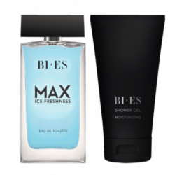 Bi-es Max Ice Freshness - Woda Perfumowana 150 ml + Żel Pod Prysznic 90 ml