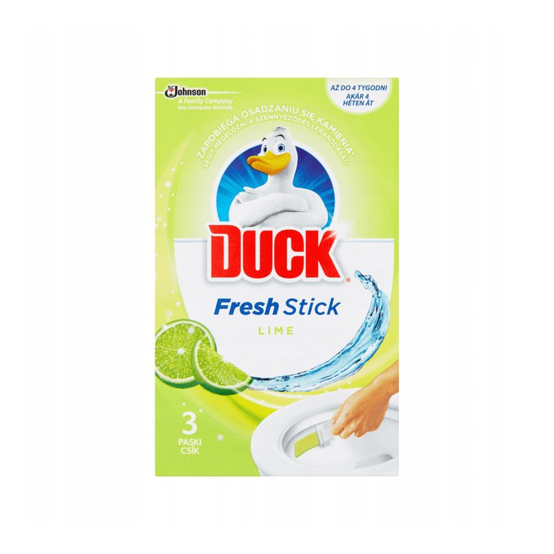 Duck Fresh Stick paski żelowe do WC leśne 3SZT