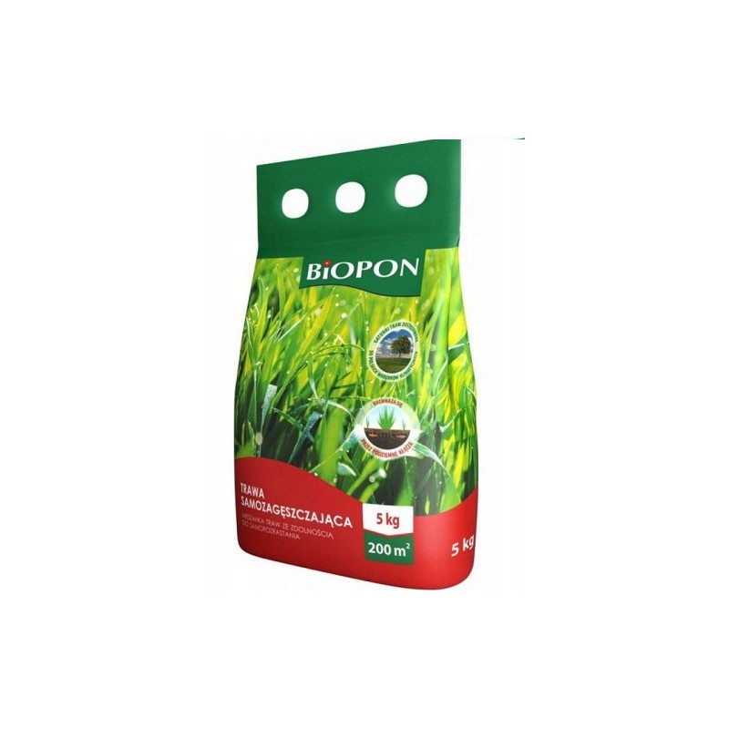 Nasiona trawy Biopon 5 kg samozagęszczająca 200 m kw.