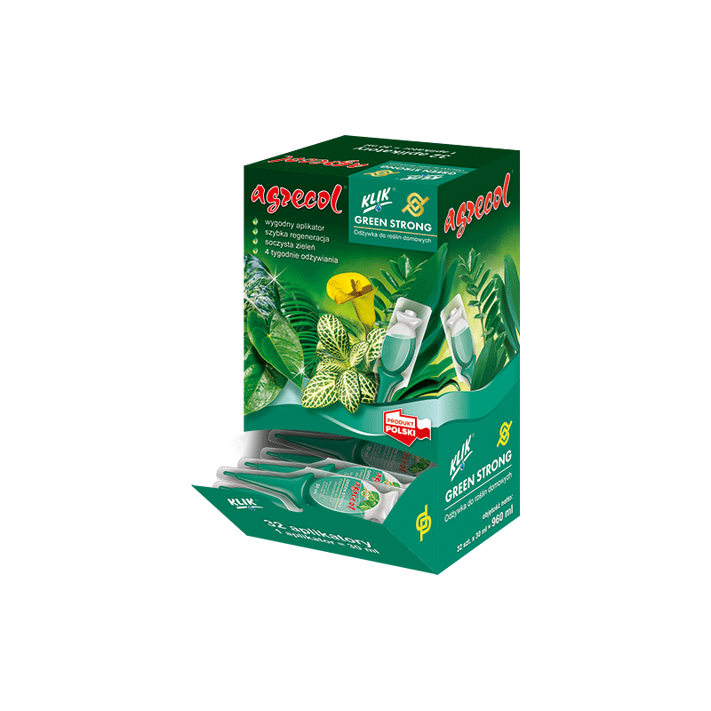 Odżywka witaminowa do roślin AGRECOL do roślin doniczkowych 32 aplikatory po 30 ml