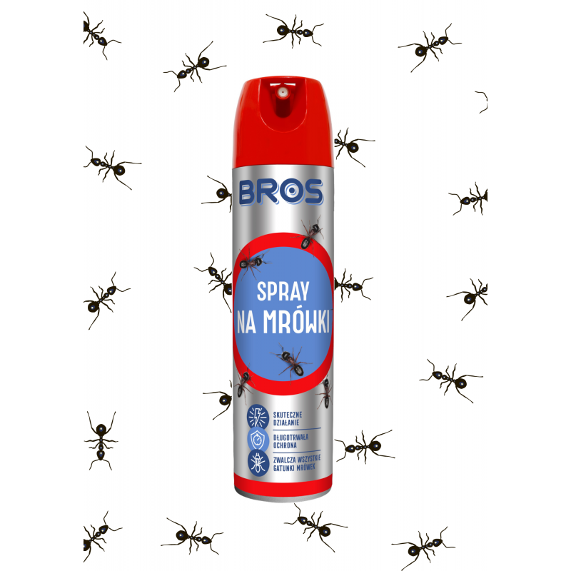 MRÓWKI Spray na mrówki 150ml stosowanie wewnątrz pomieszczeń ZWALCZANIE